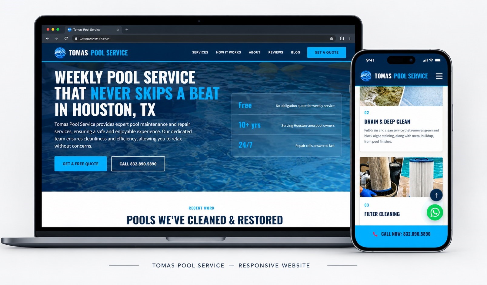 Website design and development